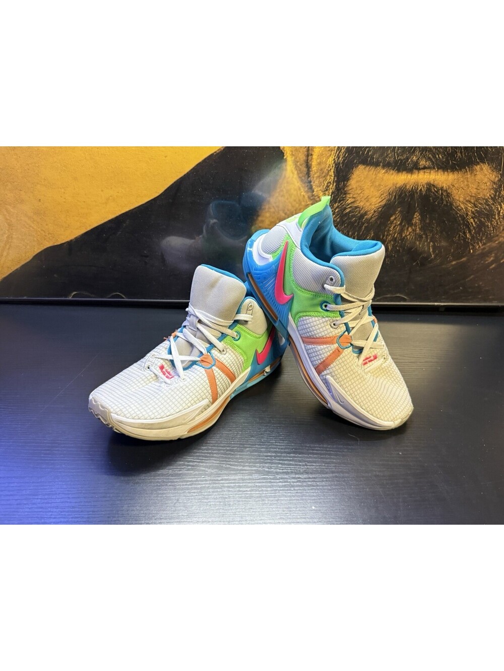 Nike LeBron Witness 7 Grey Fog Hyper Pink DM1123-003 Men’s Size 12 Basketball